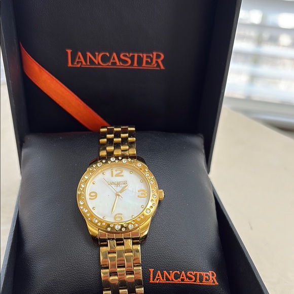 Lancaster Women’s Quartz Wristwatch with Crystal Accents